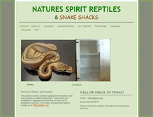 Tablet Screenshot of nsreptiles.com